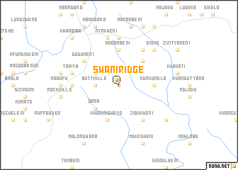 map of Swani Ridge