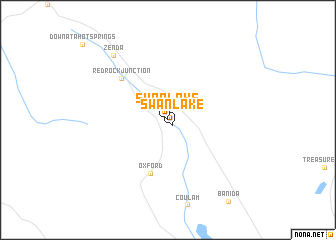 map of Swanlake