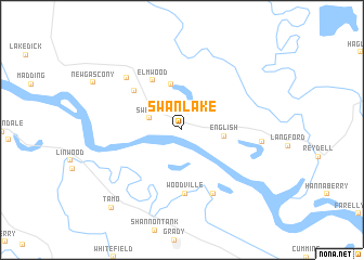 map of Swan Lake