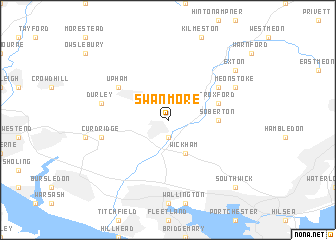 Swanmore (United Kingdom) map - nona.net