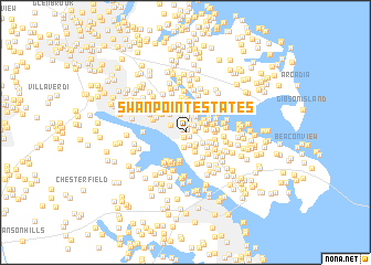map of Swan Point Estates