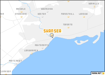 map of Swansea