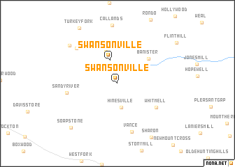 map of Swansonville