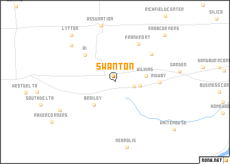 map of Swanton