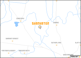 map of Swanwater