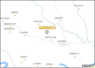 map of Swanwick