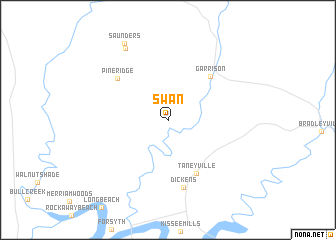 map of Swan