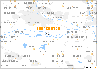 map of Swarkeston