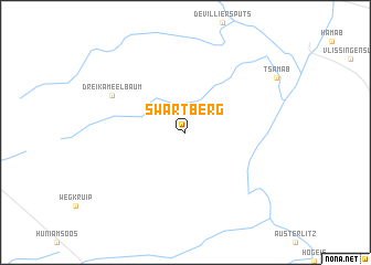 map of Swartberg