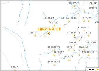 map of Swartwater