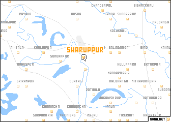 map of Swaruppur