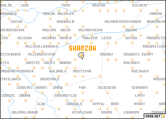 map of Swarzów