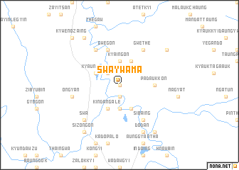 map of Swa Ywama