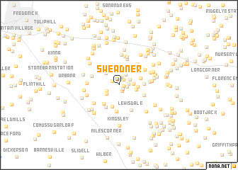 map of Sweadner