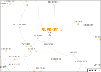 map of Sweaken