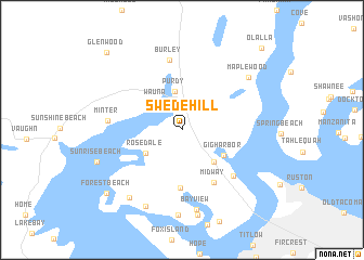 map of Swede Hill