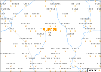 map of Swedru