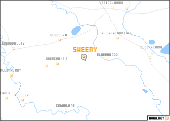 map of Sweeny