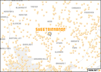 map of Sweet Air Manor