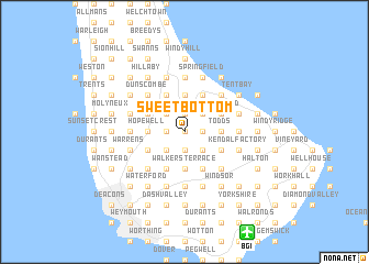 map of Sweet Bottom