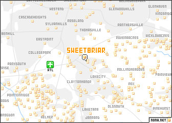 map of Sweetbriar