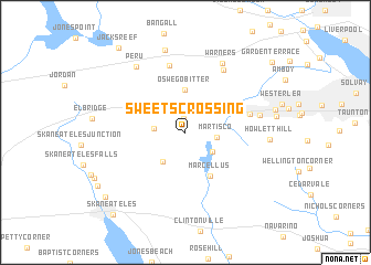 map of Sweets Crossing