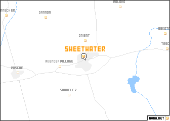 map of Sweetwater