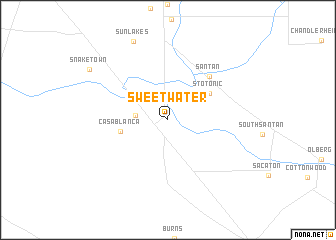 map of Sweetwater