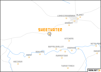 map of Sweetwater