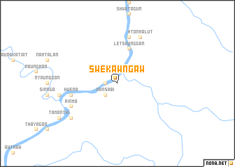 map of Swekawngaw