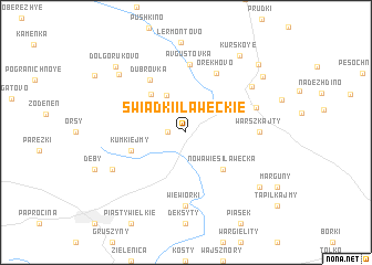 map of Świadki Iławeckie