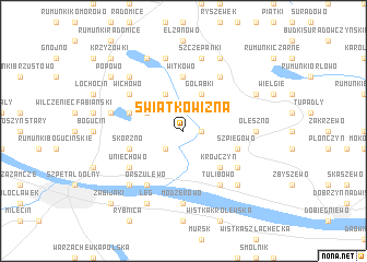 map of Światkowizna