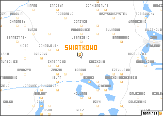 map of Świątkowo