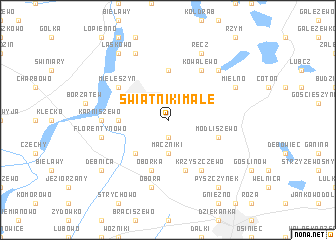 map of Świątniki Małe