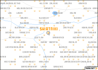 map of Świątniki