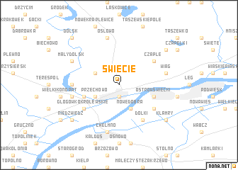 map of Świecie