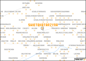 map of Święta Katarzyna