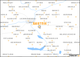 map of Świętnik