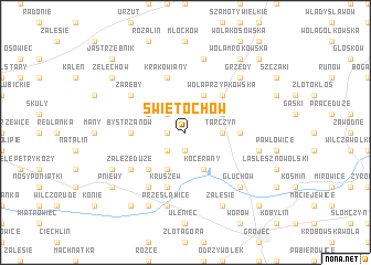 map of Świętochów