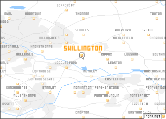 map of Swillington