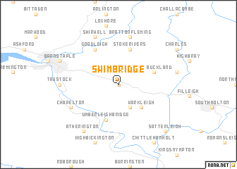 map of Swimbridge