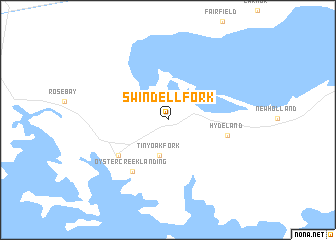 map of Swindell Fork