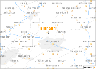 map of Swindon