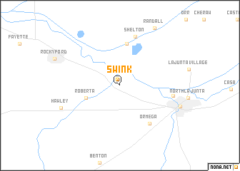 map of Swink