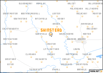 map of Swinstead