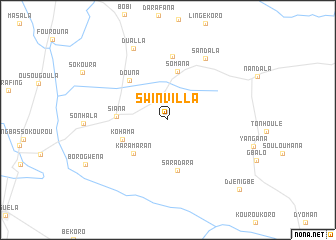 map of Swinvilla