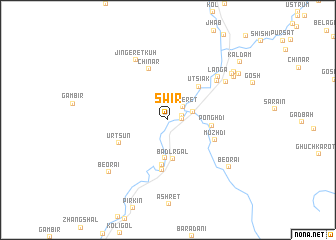 map of Swīr