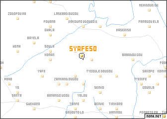 map of Syaféso