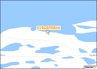 map of Syagannakh