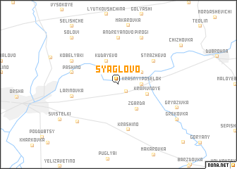 map of Syaglovo